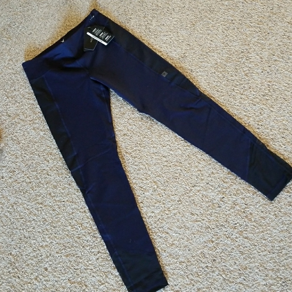 EXPRESS Activewear Compression Mesh Insert Legging